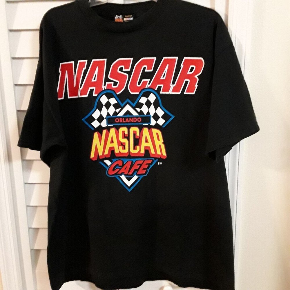 Vintage NASCAR Cafe, Universal Studios Orlando T -Shirt, Size XL, VGUC